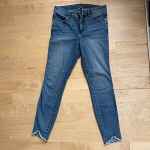 KUT from the Kloth High Rise Ankle Skinny